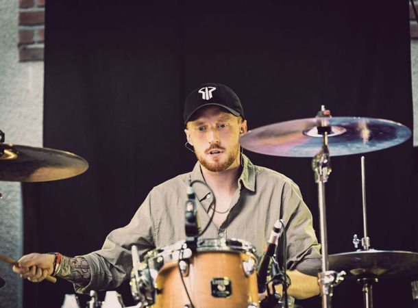 Jimmy drummer Exit stage left